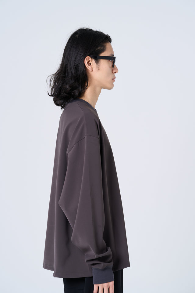 【数量限定カラー】Comfortable long-sleeve T-shirt(charcoal gray)