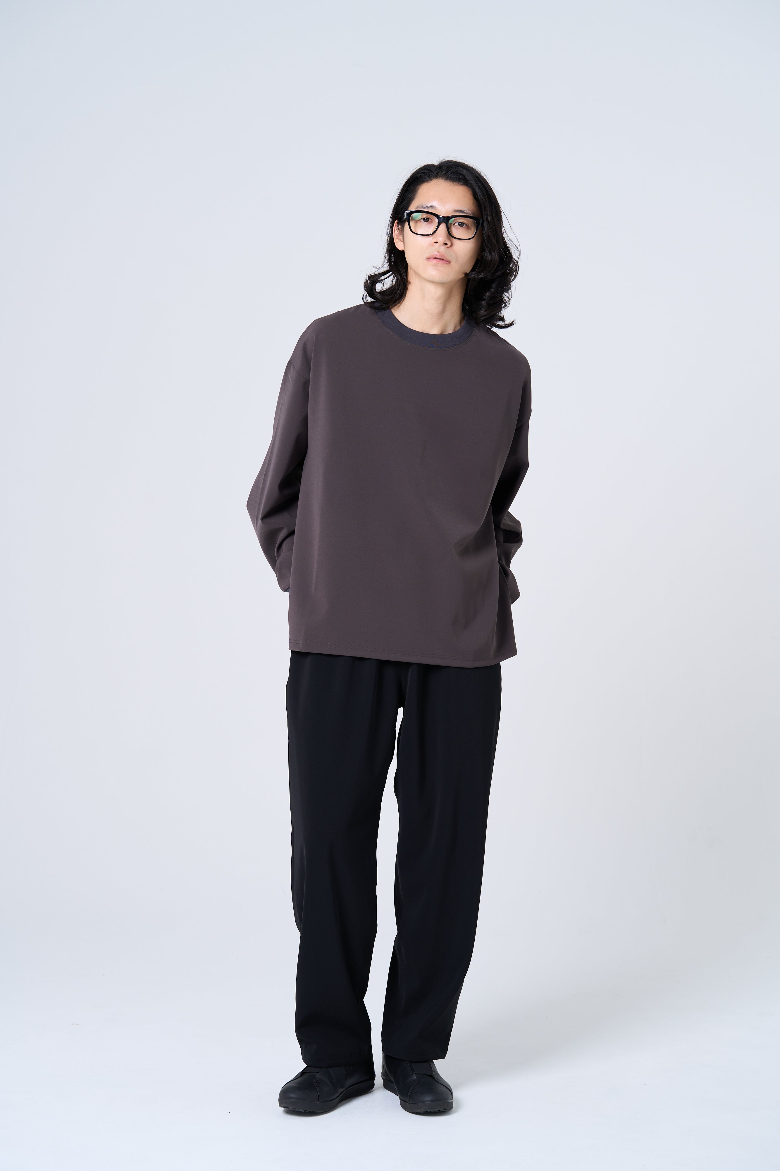 TP-01 Comfortable long-sleeve T-shirt(charcoal gray)