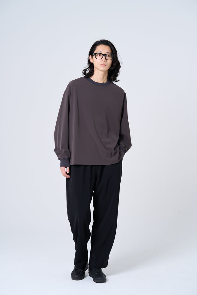 【数量限定カラー】Comfortable long-sleeve T-shirt(charcoal gray)