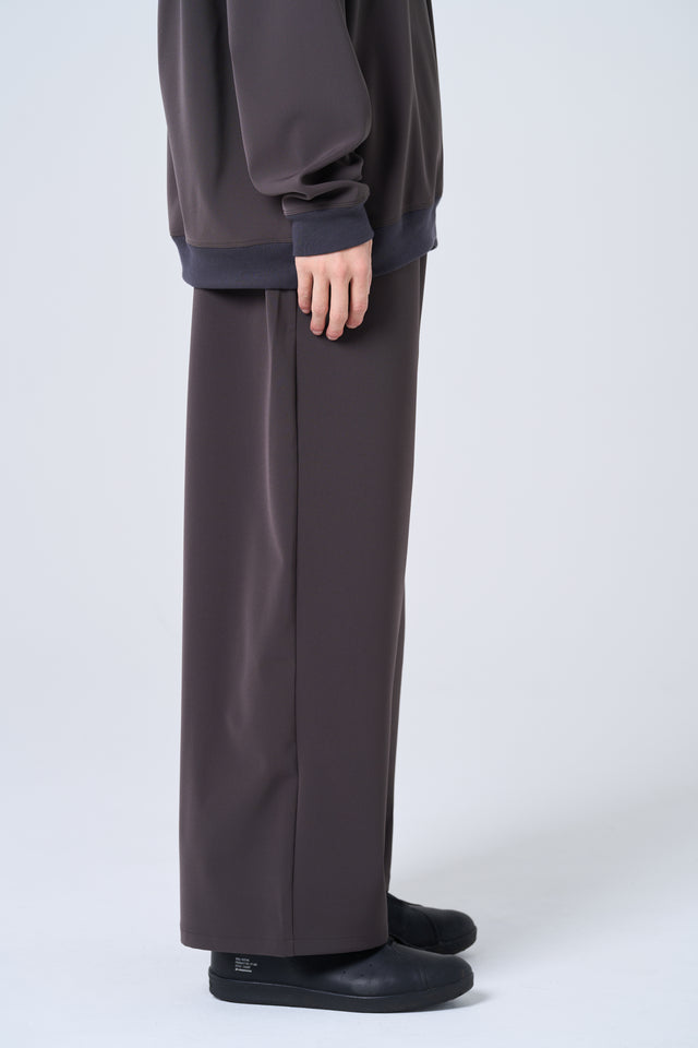 【数量限定カラー】Comfortable long slacks(charcoal gray)
