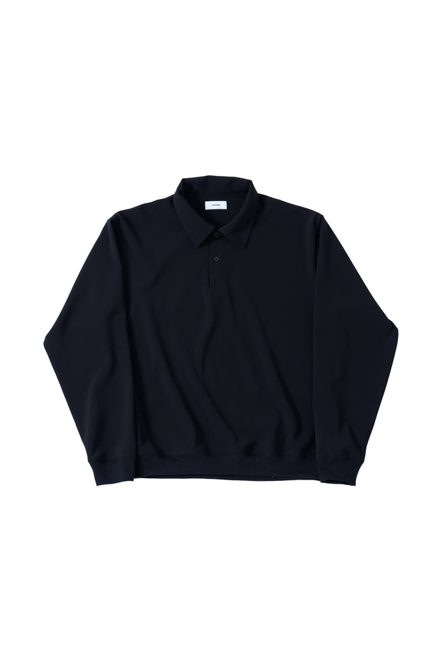Comfortable long-sleeve polo shirt