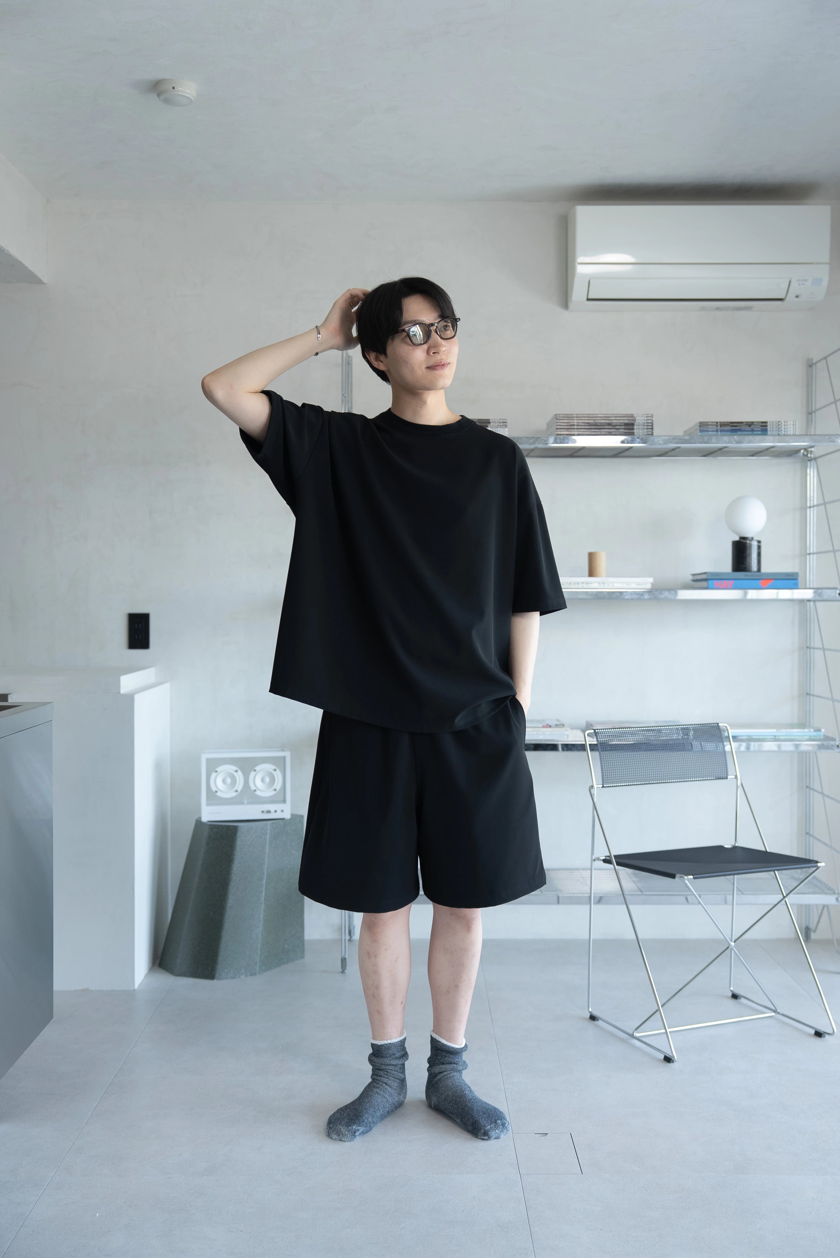TP-02_02 Comfortable short-sleeve Oversized T-shirt
