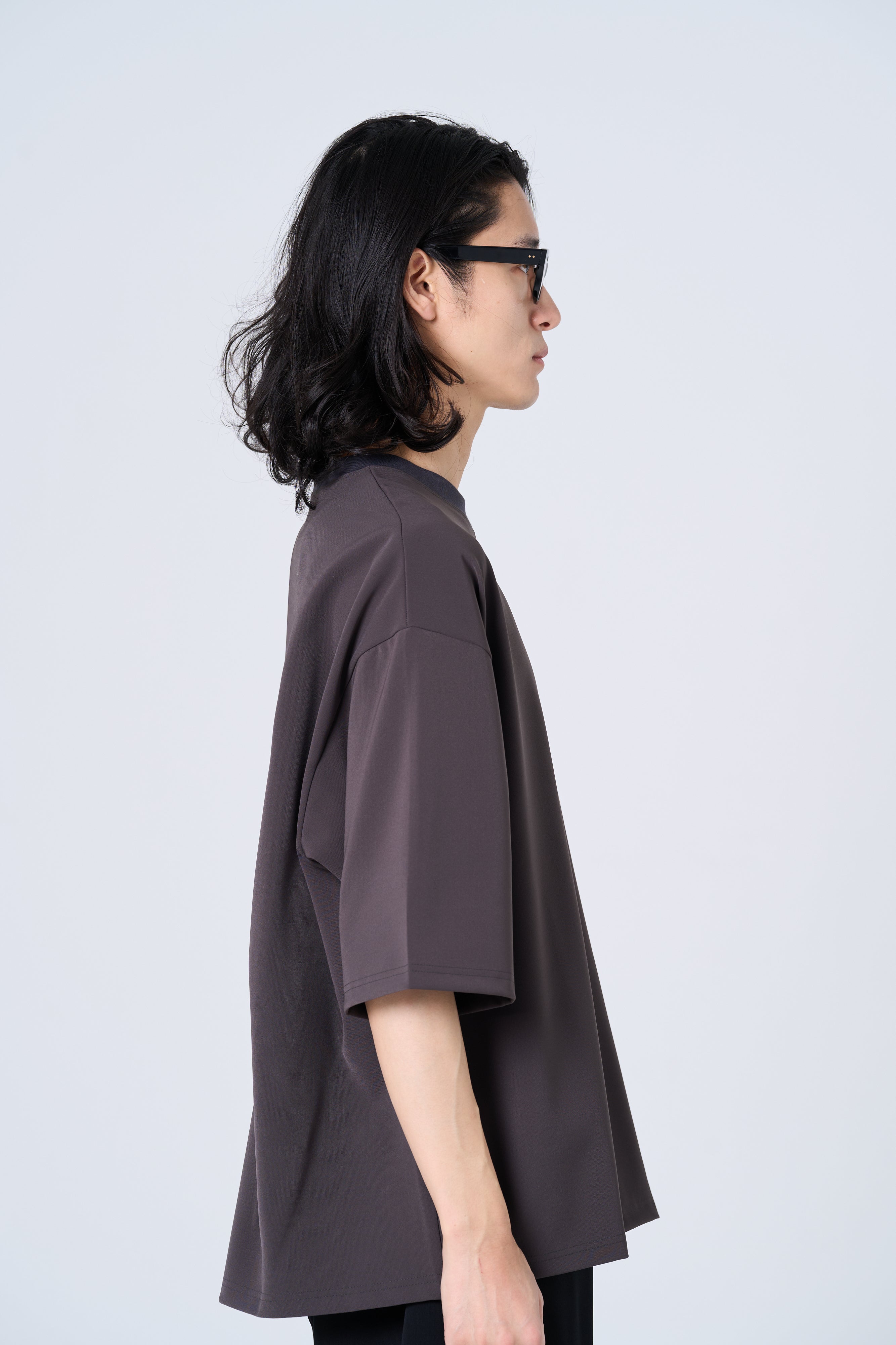 数量限定カラー】Comfortable short-sleeve T-shirt（charcoal gray