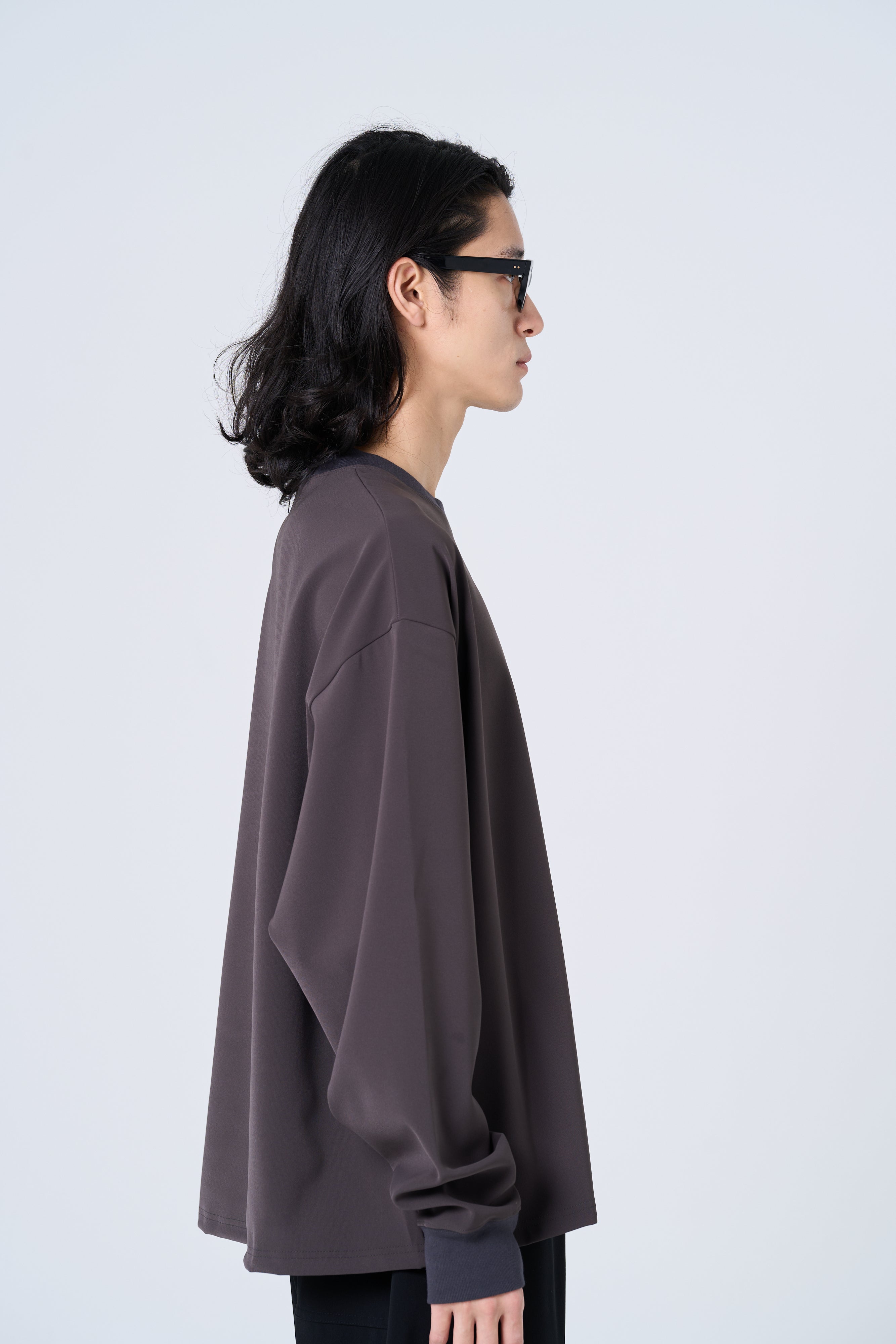 TP-01 Comfortable long-sleeve T-shirt（charcoal gray）