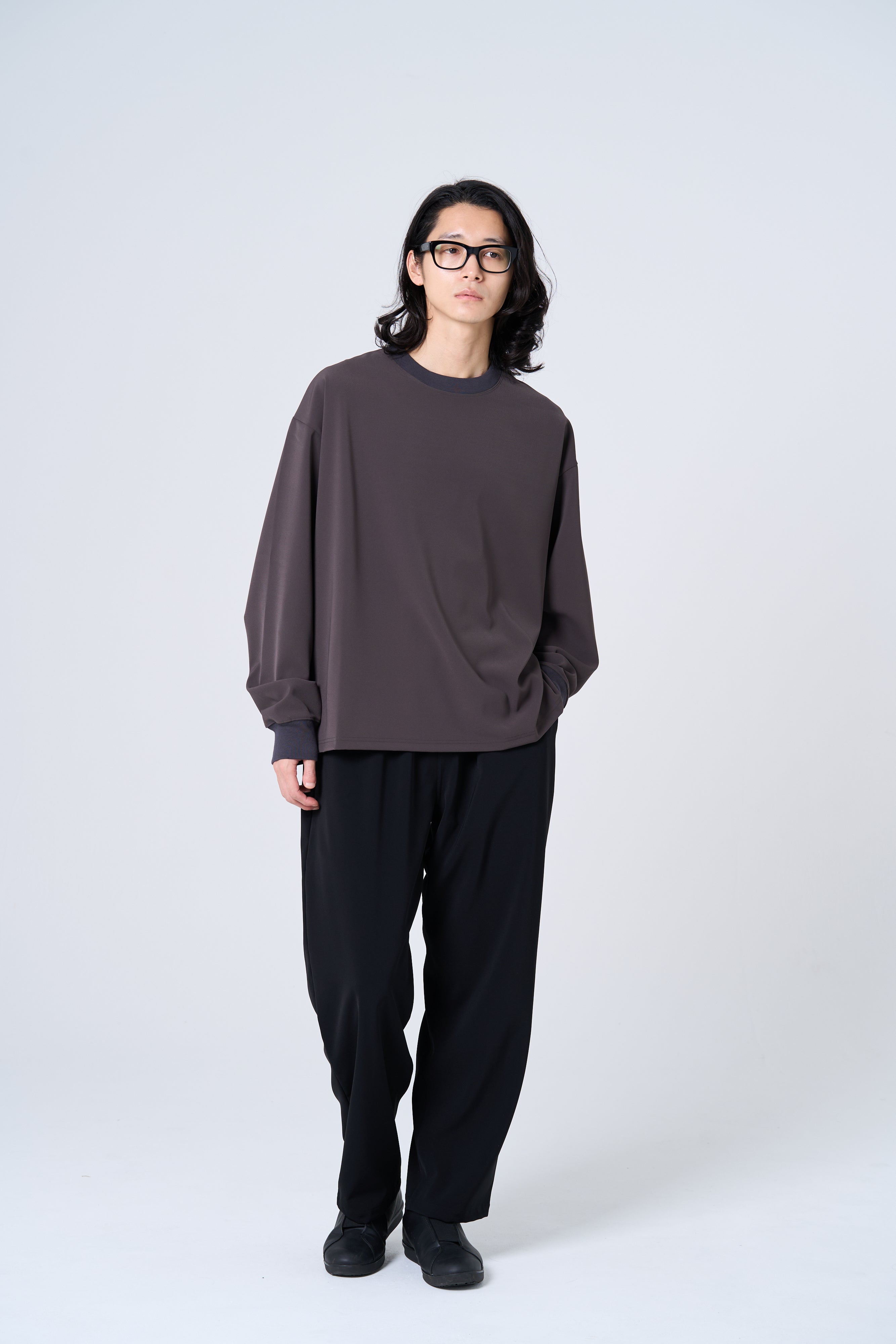 TP-01 Comfortable long-sleeve T-shirt（charcoal gray）