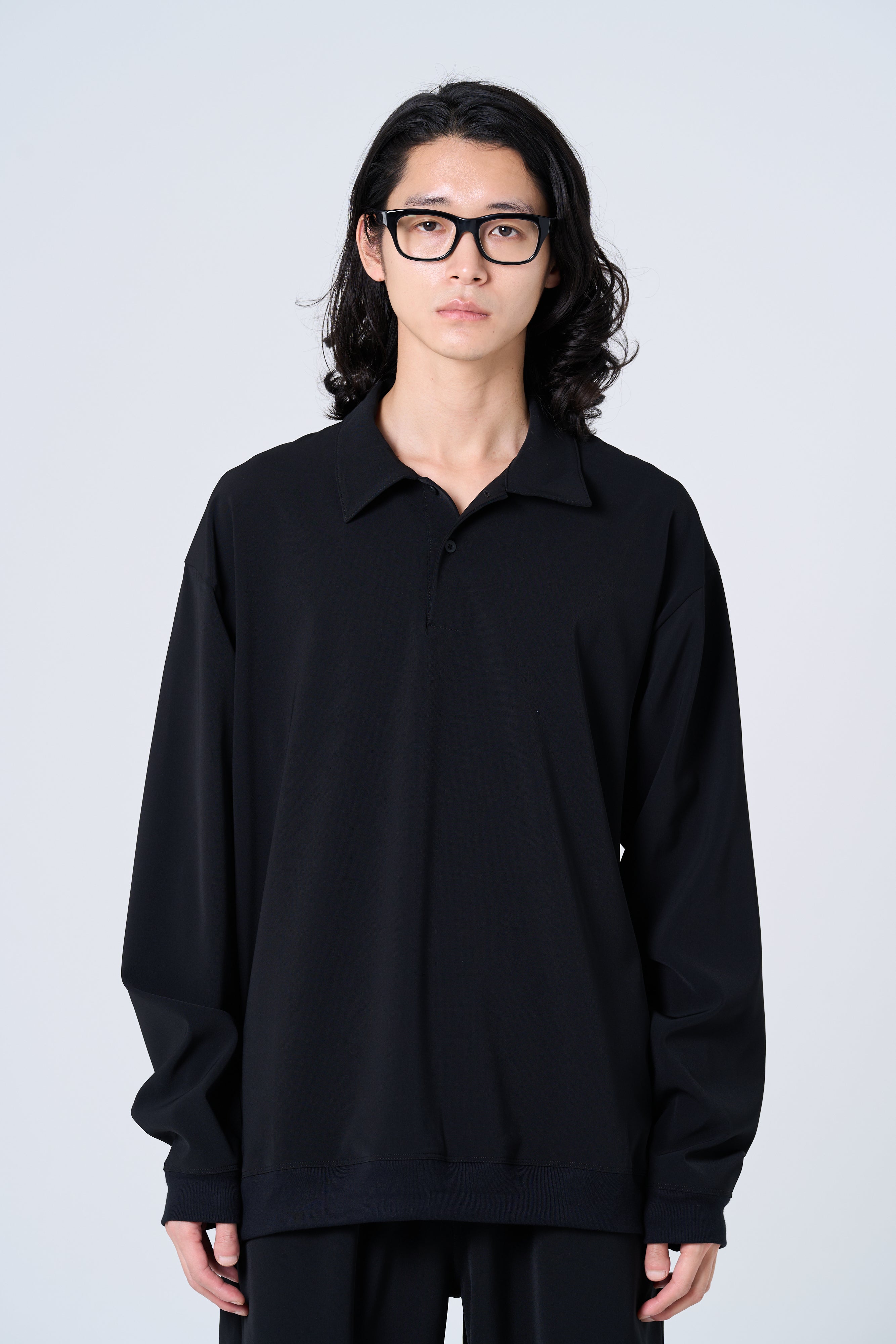 TP-03 Comfortable long-sleeve polo shirt – jocund