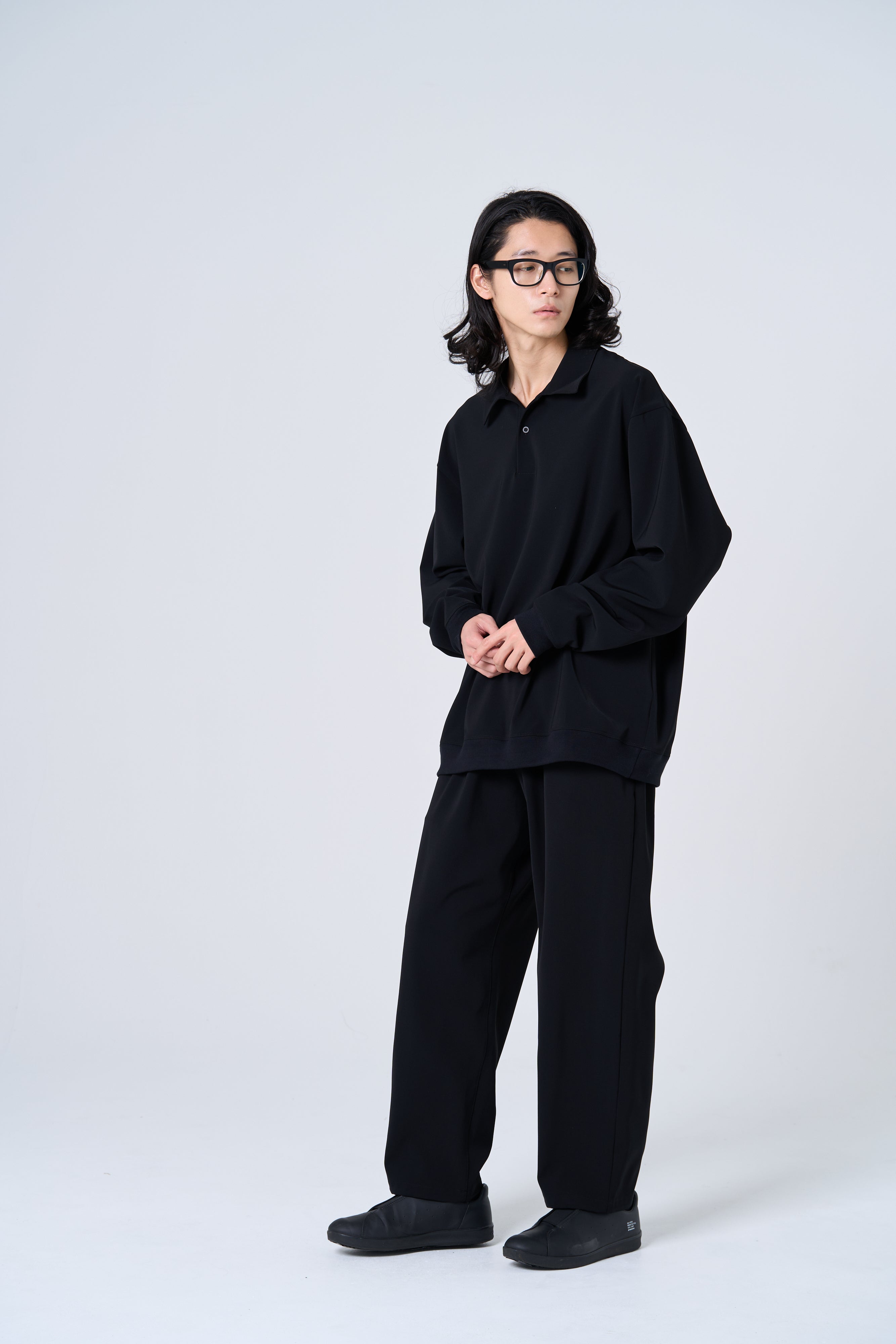 TP-03 Comfortable long-sleeve polo shirt – jocund