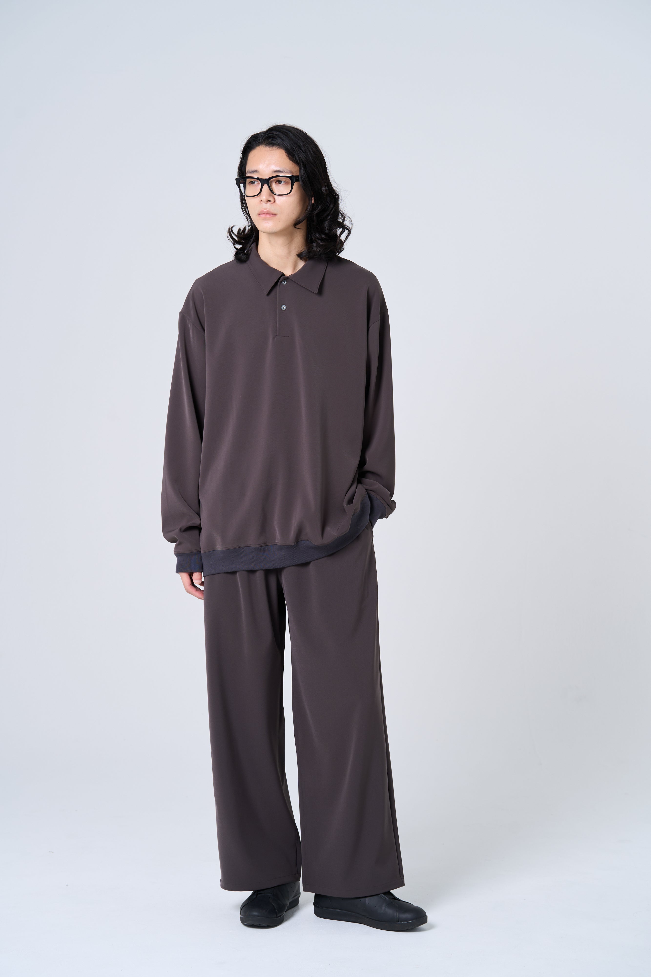 BT-01 Comfortable long slacks（charcoal gray）