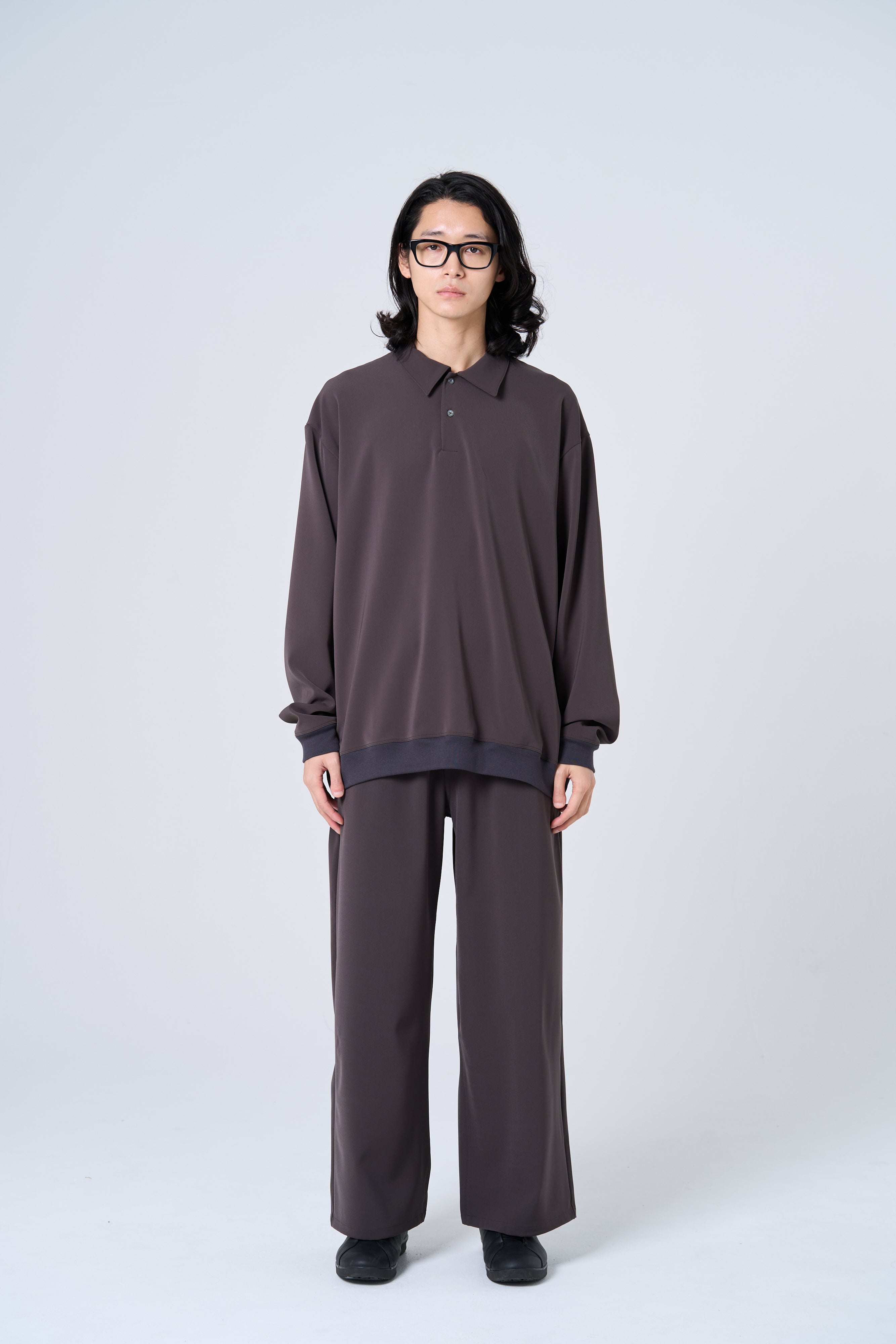 BT-01 Comfortable long slacks（charcoal gray）
