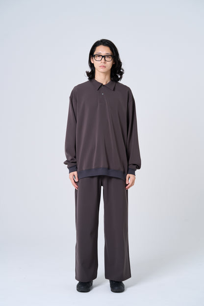BT-01 Comfortable long slacks（charcoal gray）