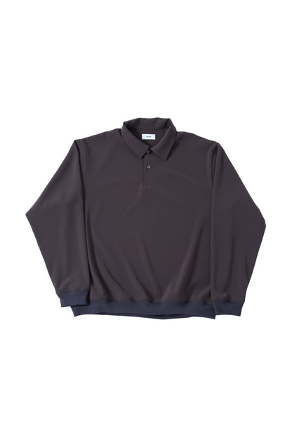 TP-03 Comfortable long-sleeve polo shirt（charcoal gray）
